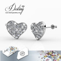 Destiny Jewellery Crystals From Swarovski Flashing Heart Earrings